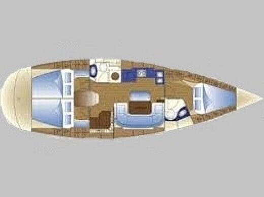 Sailboat BAVARIA 42 CRUISER boat plan