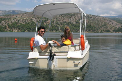 Rental Boat without license  Compass Electric Boat Cephalonia