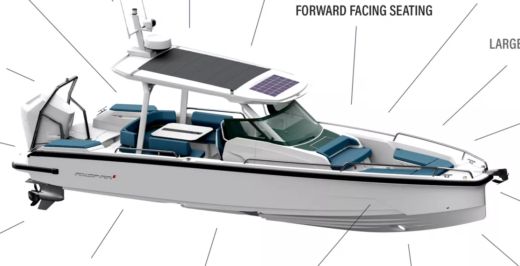 Motorboat Axopar Sun top 29 Boat design plan