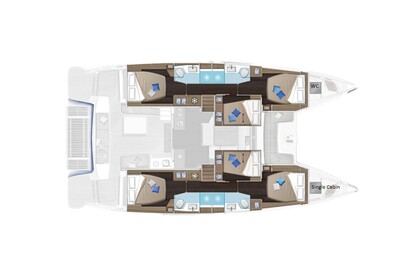 Miete Katamaran  Lagoon 51  A/C & GEN & WM Athen