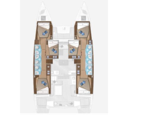 Catamaran Lagoon Lagoon 50 Boat design plan