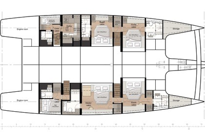 Location Catamaran Sunreef 70 Olbia