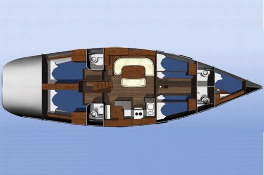 Sailboat Ocean Star 51.2 boat plan