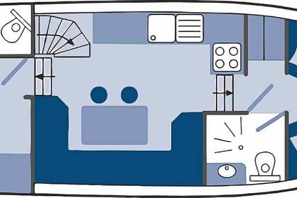 Miete Motoryacht Visscher Yachting Concordia 102 AC Mecklenburgische Seenplatte