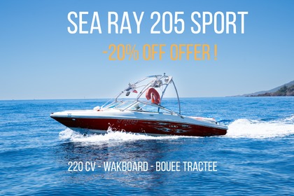 Miete Motorboot Sea Ray 205 Sport Cannes
