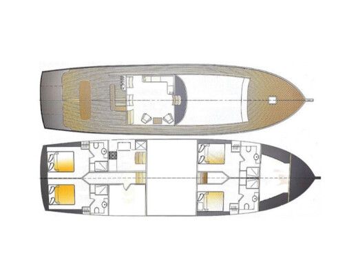 Sail Yacht Gulet Elifim 11 Boat layout