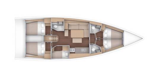 Sailboat Dufour 470 boat plan