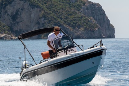 Rental Boat without license  Poseidon 170 BLUE WATER Palaiokastritsa