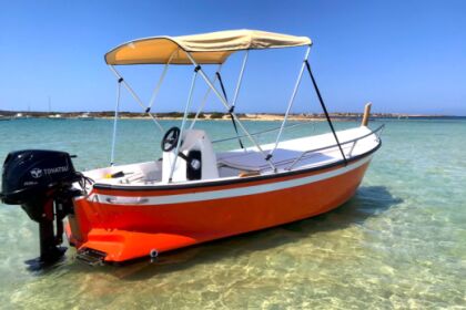 Location Bateau sans permis  pierre mare gozzo 5 terre Formentera