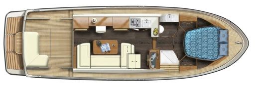 Motor Yacht Linssen 35 SL Sedan Plan du bateau