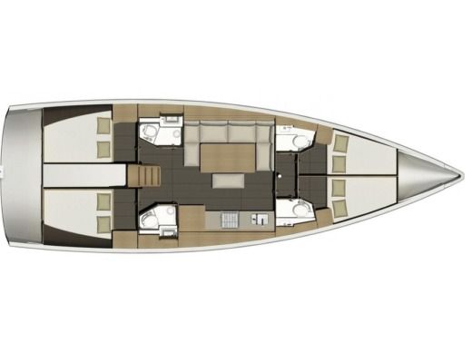 Sailboat DUFOUR 460 Grand Large Boat design plan