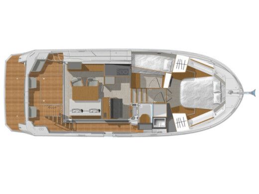 Motorboat BENETEAU SWIFT TRAWLER 35 Boat design plan
