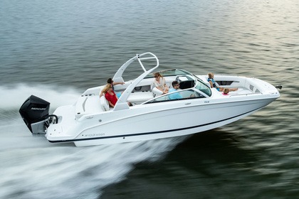 Hire Motorboat Deckboat 8 meters Four winns HD8 OB Cannes