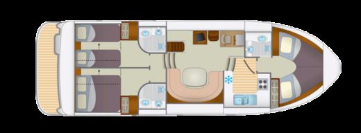Houseboat Europa 600 Plano del barco