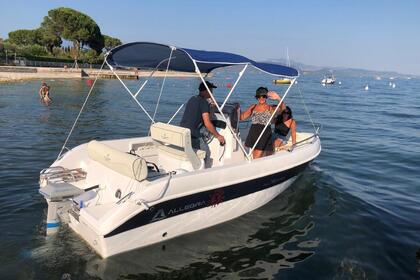 Rental Boat without license  ELECTRIC BOAT all 18 open San Felice del Benaco