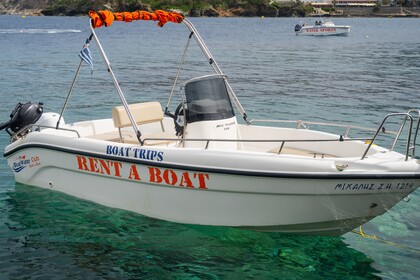Hire Boat without licence  Poseidon 170cc Agia Pelagia