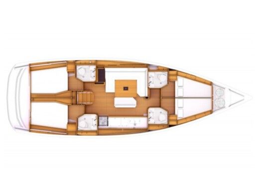 Sailboat Jeanneau Sun Odyssey 479 Plan du bateau