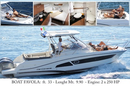 Miete Motorboot Jeanneau Cap Camarat 9 WA Amalfi