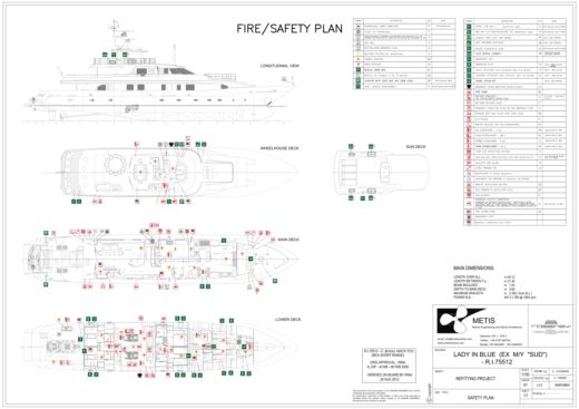 Motor Yacht Rossinavi Rossinavi Boat design plan