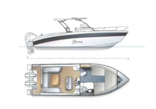 Motorboat Saver 870 WA Boat design plan