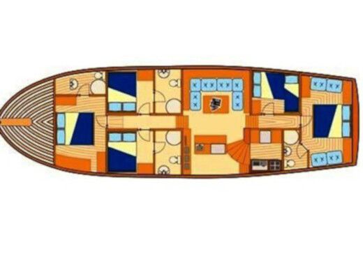 Gulet Gulet Sebahat Sultan boat plan