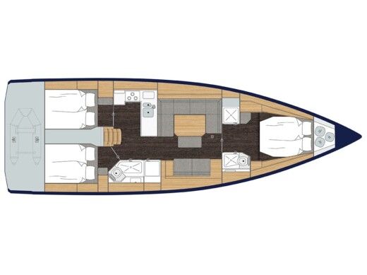 Sailboat Bavaria Bavaria C45 Style Boat design plan