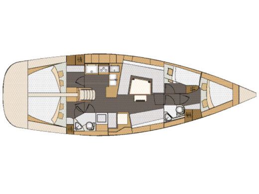 Sailboat Elan Elan 45 Impression boat plan