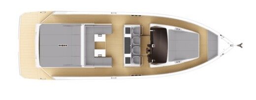 Motorboat De Antonio Yachts D42 open boat plan