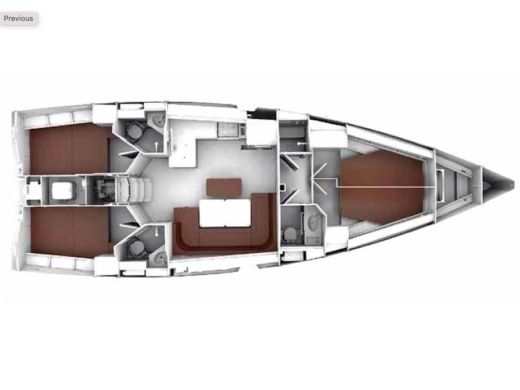 Sailboat  Bavaria Cruiser 46 boat plan