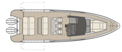 Motorboat Saxdor 320 GTO Boat layout