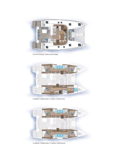 Catamaran Lagoon Lagoon 46 Boat design plan