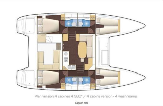 Catamaran Lagoon LAGOON 39 Boat design plan