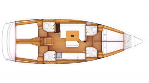 Sailboat Jeanneau SUN ODYSSEY 469 Boat layout