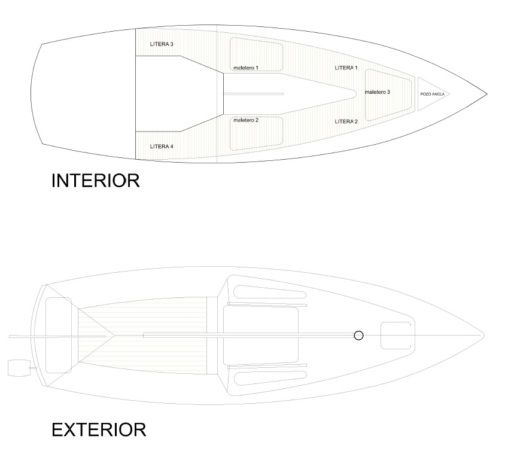 Sailboat Jeanneau Alice boat plan