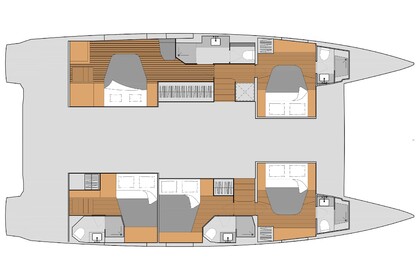 Location Catamaran  Aura 51 Lefkada