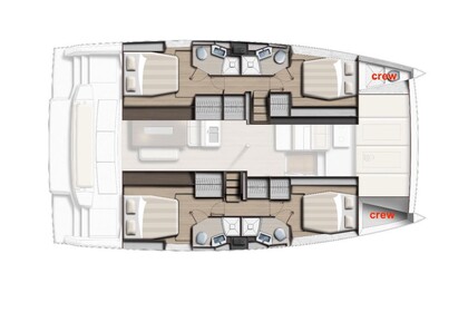 Location Catamaran  Bali 4.6 Sant Antoni de Portmany