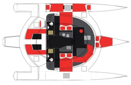 Catamaran NEEL Trimarans NEEL 45 Plan du bateau