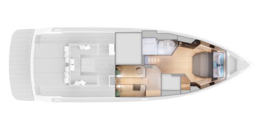 Motorboat Pardo 50 Boat design plan