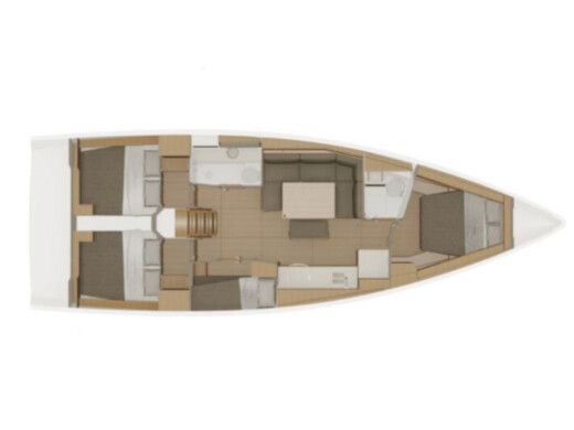 Sailboat Dufour Dufour 430 Grand Large boat plan