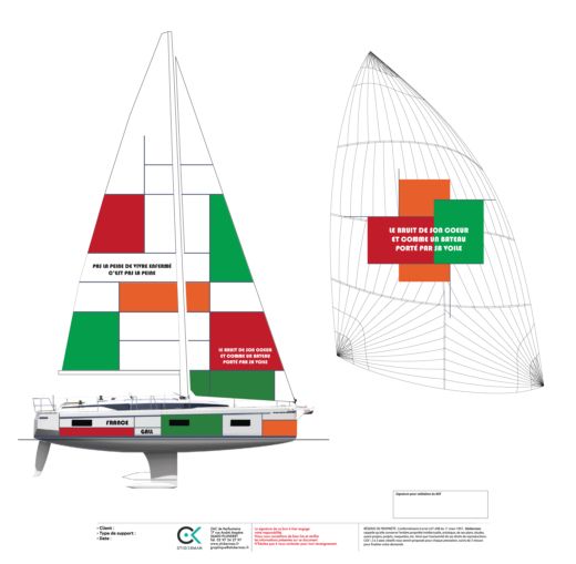Sailboat Bavaria 42 cruiser boat plan