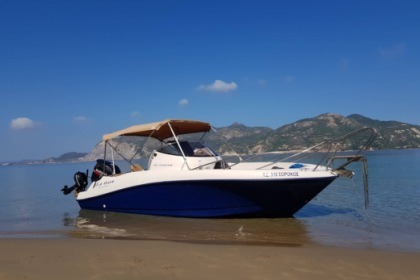 Rental Motorboat Poseidon Blue water 6.40 Zakynthos