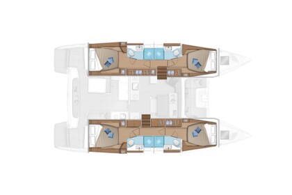 Location Catamaran  Lagoon 46 Marigot