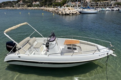 Charter RIB AQUABOAT SPORT LINE 19 Saint-Cyr-sur-Mer