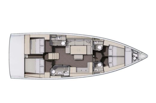 Sailboat  Dufour 470 boat plan