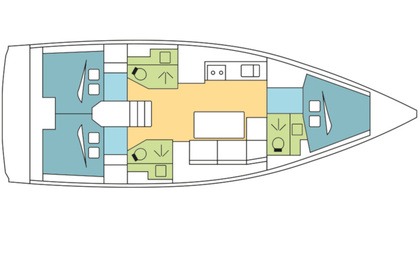 Charter Sailboat Dufour Dufour 390 Corfu