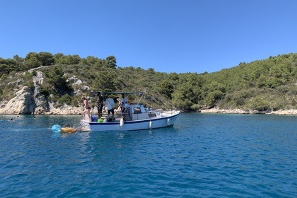 Hire Motorboat Selfbuild Wooden boat Hvar