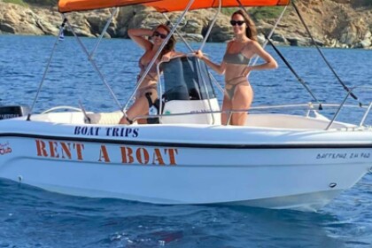 Hire Boat without licence  Poseidon 480cc Agia Pelagia