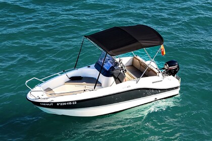 Alquiler Barco sin licencia  Quicksilver Activ 455 Open (NUEVO 2023) Sitges