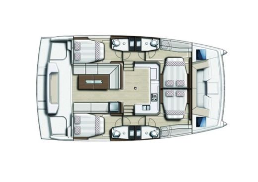 Catamaran Bali Catspace 40 Boat design plan
