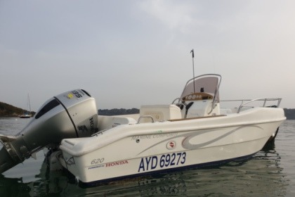 Hire Motorboat Blu & blu Marine compositi 620 Logonna-Daoulas